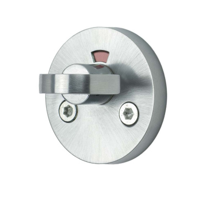 WC-Schloss Form - Gebürstetes Chrom in der Gruppe Türgriffe / Alle Türgriffe anzeigen / WC-Schlösser bei Beslag Online (750241-41)