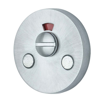 WC-Schloss Form - Gebürstetes Chrom