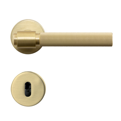 Türgriff Helix 200 - Skandinavischer Standard - Messing in der Gruppe Türgriffe / Alle Türgriffe anzeigen / Türgriffe Innentüren bei Beslag Online (751012-41)