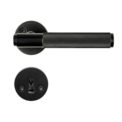 Türgriff Riff - Skandinavischer Standard - Mattschwarz in der Gruppe Türgriffe / Farbe/Material / Schwarz bei Beslag Online (751020-41)