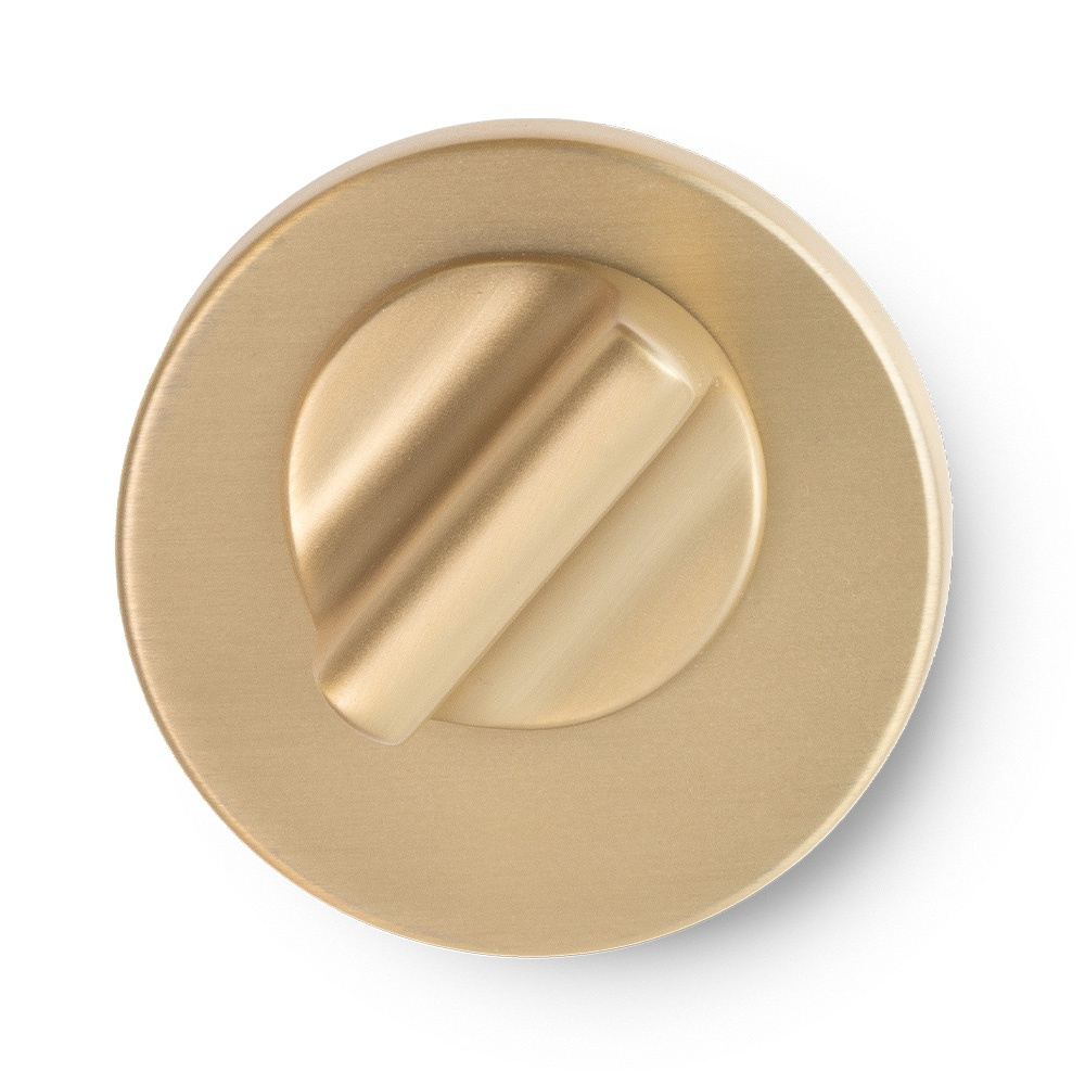 WC-Schloss R - Gebürstetes Gold