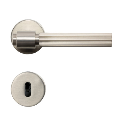 Türgriff Helix 200 Stripe - Skandinavischer Standard - Edelstahl-Optik in der Gruppe Türgriffe / Farbe/Material / Edelstahl bei Beslag Online (752013-41)