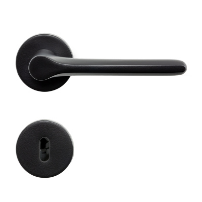 Türgriff Sintra - Skandinavischer Standard - Mattschwarz in der Gruppe Türgriffe / Farbe/Material / Schwarz bei Beslag Online (752033-41)