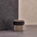 Türstopper Helix - Edelstahl-Optik