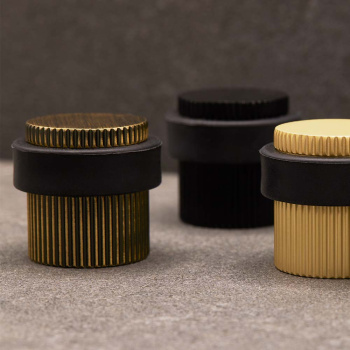 Türstopper Helix Stripe - Antik-Bronze