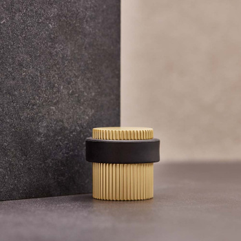 Türstopper Helix Stripe - Messing