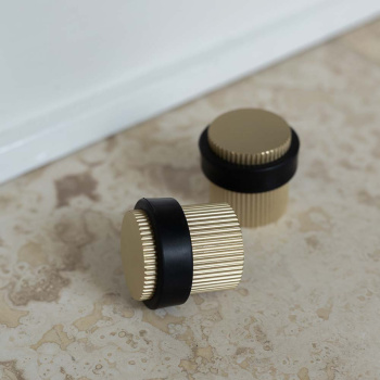 Türstopper Helix Stripe - Messing