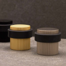 Türstopper Helix Stripe - Edelstahl-Optik