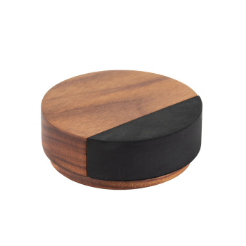 Türstopper Puk - 65mm - Walnuss