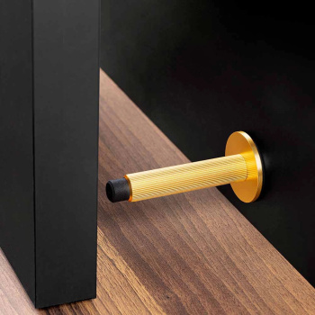 Türstopper Arpa Wand - Gebürstetes Messing