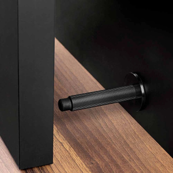 Türstopper Arpa Wand - Gebürstetes Schwarz