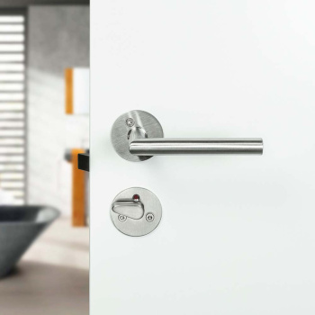 WC-Schloss Kastrup - Edelstahl-Optik