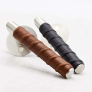 Türgriff Kastrup - Edelstahl-Optik/Lederummantelt Schwarz