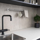 Küchenreling Aveny - 600mm - Komplett - Gebürsteter Edelstahl