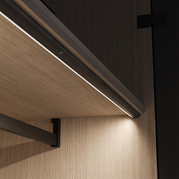LED-Profil Sidy UHE IFR DX 24V 2700K - Schwarz
