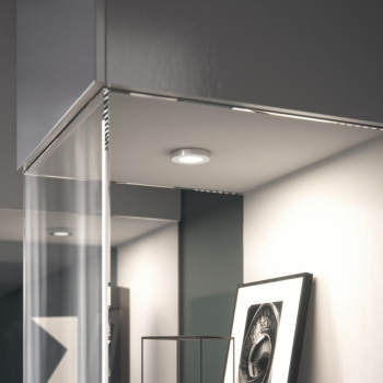 Distanzring Atom - Edelstahl-Optik