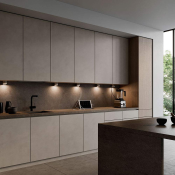 LED-Spot Unika - Edelstahl-Optik