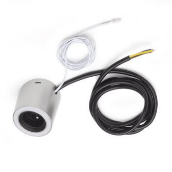 LED-Spot Unika - Steckdose - Edelstahl-Optik