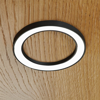 LED-Spot Ringlight - Aufbau - Schwarz