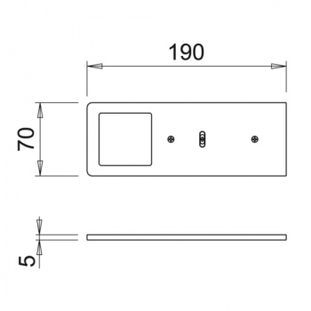 LED-Spot Polar SE SDM - Edelstahl-Optik