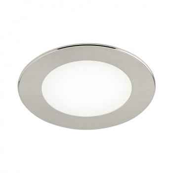 LED-Spot Atom - Edelstahl-Optik