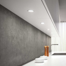 LED-Spot Atom - Edelstahl-Optik