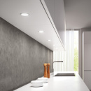 LED-Spot Atom D-M - Edelstahl-Optik