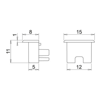 Montageclips Nexus Einbau - 3er-Set