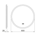 Spegel vägghängd IO D-M