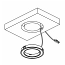 LED-Spot Holl D-M - Edelstahl-Optik