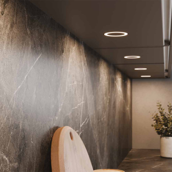 LED-Spot Holl D-M - Edelstahl-Optik