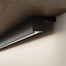 LED-Profil Tuby - 2000mm - Schwarz