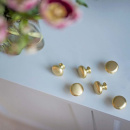 Möbelknopf Duke - 32mm - Gebürstetes Messing