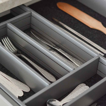 Besteckkasten Flex Basic - Dunkelgrau