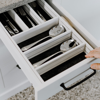 Besteckkasten Flex Basic - Weiß