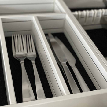 Besteckkasten Flex Basic - Weiß