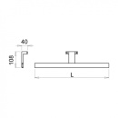 Spiegelbeleuchtung LED Aalto - Chrom