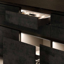 LED-Armatur Baski SF - Edelstahl-Optik