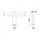 Spiegelbeleuchtung LED Nite - Chrom