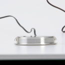 LED-Spot Stella Flat - Edelstahl-Optik