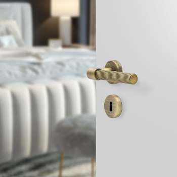 Türgriff Helix 200 Stripe - Antik-Bronze