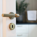 Türgriff Helix 200 Stripe - Antik-Bronze