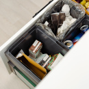 Mülltrennung - Cube Compact Eco - Dunkelgrau
