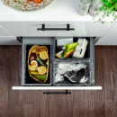 Mülltrennung - Cube Compact Eco - Dunkelgrau