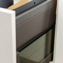 Mülltrennung - Cube Compact Eco - Dunkelgrau