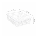 Drahtkorb 150 - Weiß