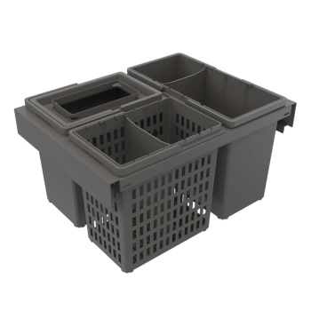 Mülltrennung - Trend Highside Eco - Dunkelgrau