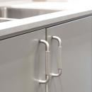 Möbelgriff Helix - Edelstahl-Optik