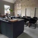 Möbelgriff Tuba - Schwarz Trä