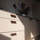 Möbelgriff Tuba - Walnuss